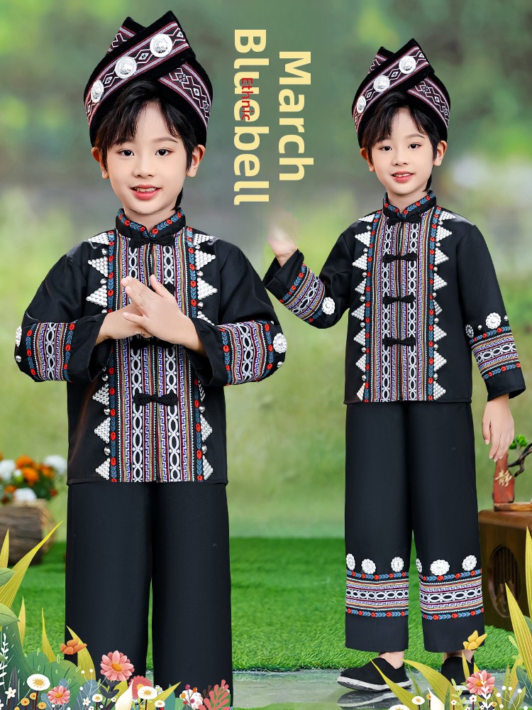 Ethnic Clothing & Online Fashion Store Khaadi Pk - Boys Ethnic Miao Tujia Zhuang Han