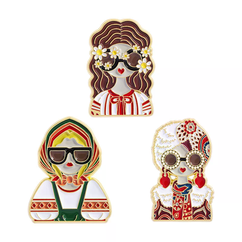 Ethnic Fashion Images - Cartoon Russian Girls Character Costume Images