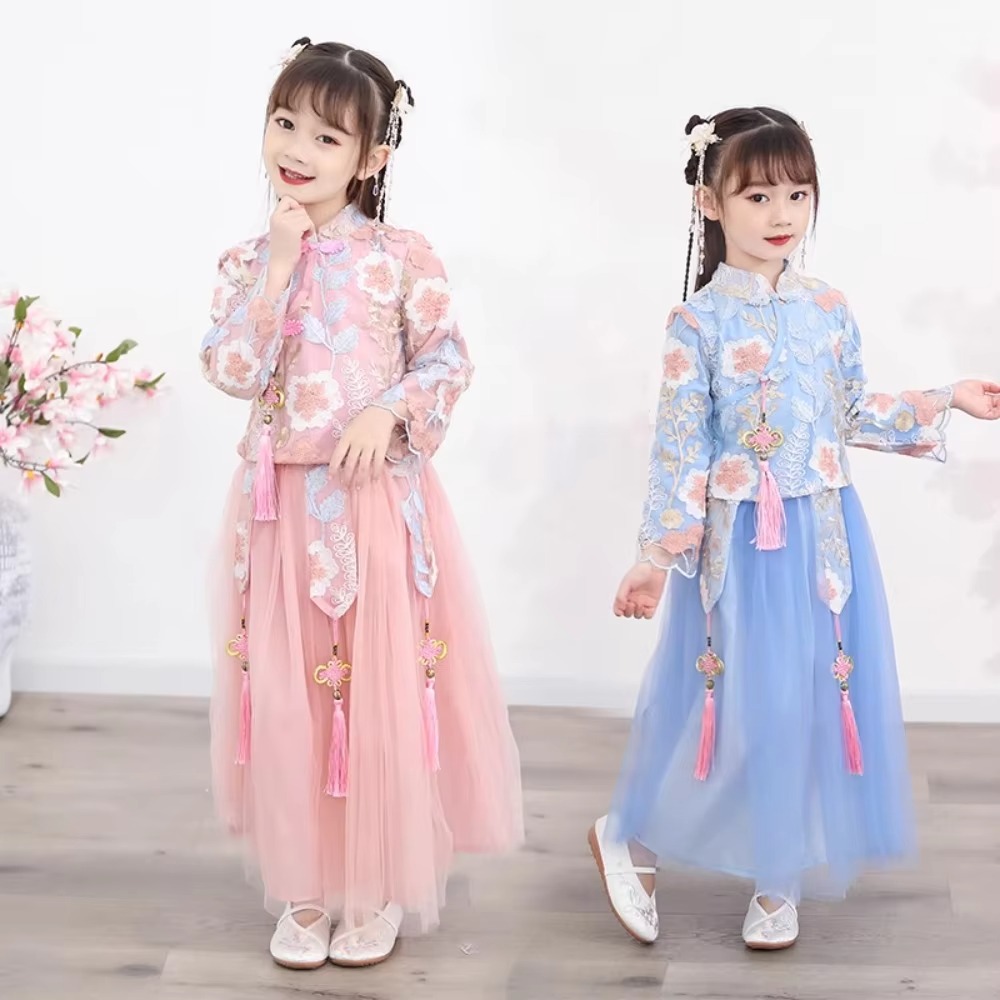 Kids Clothes Girl Dress Childr – Ethnic Wear For Kids Fashion Show recenzja i cena