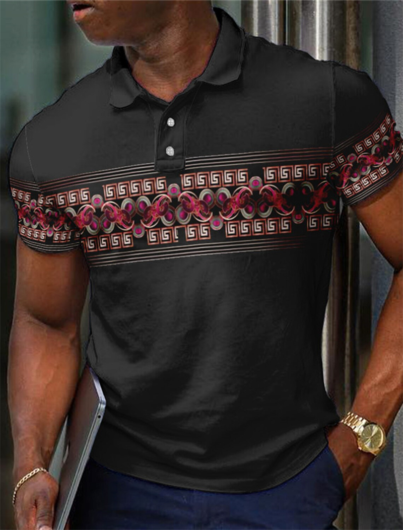 Retro Ethnic Style Polo Shirts – Ethnic Fashion Trend recenzja i cena