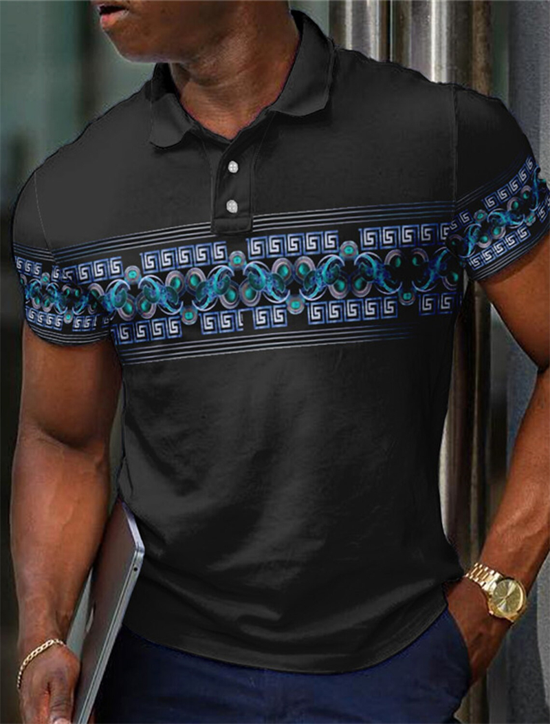 Retro Ethnic Style Polo Shirts – Ethnic Fashion Trend recenzja i cena
