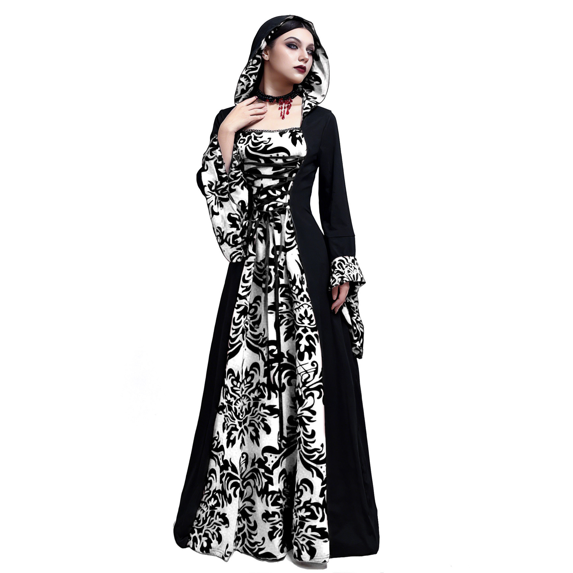 Classical Victorian Long Gown  – Ethnic Clothing & Online Fashion Store Khaadi Pk recenzja i cena