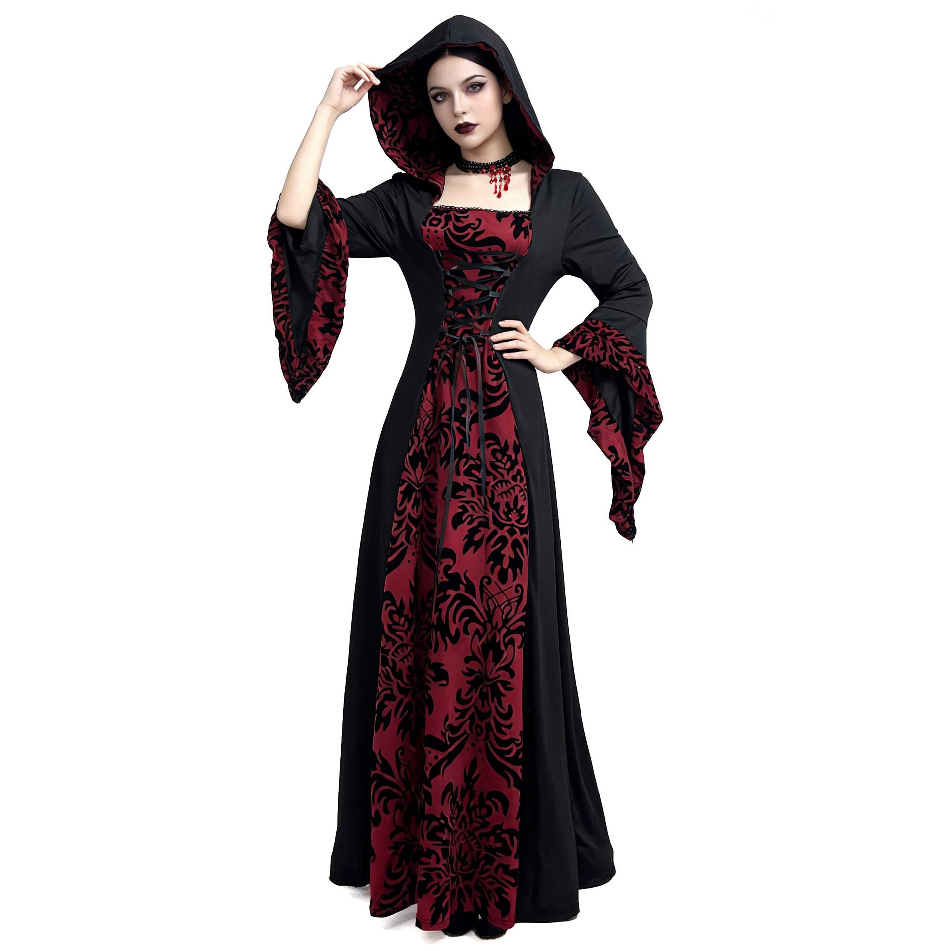 Classical Victorian Long Gown  – Ethnic Clothing & Online Fashion Store Khaadi Pk recenzja i cena