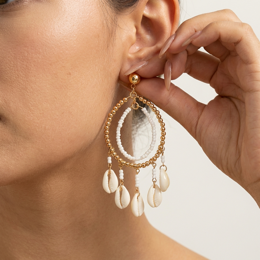 Vacation Style Seed Bead Shell – Ethnic Fashion Trend recenzja i cena