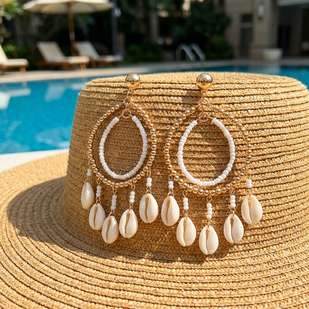 Vacation Style Seed Bead Shell – Ethnic Fashion Trend recenzja i cena