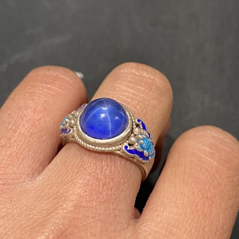 Ethnic Cloisonne Open Ring, Ex – Fashion Ethnic Wear For Men recenzja i cena