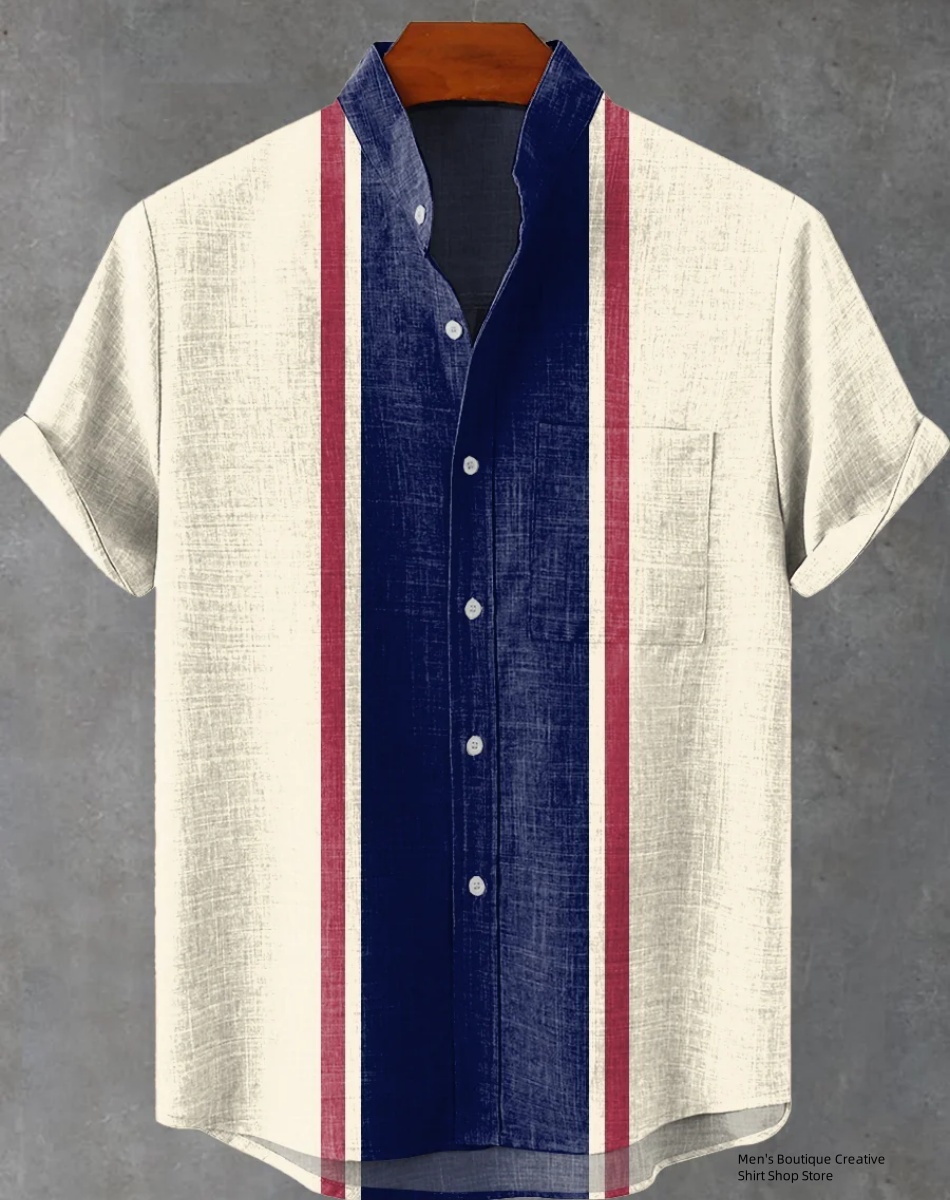 New Linen Men's 3D Ethnic Patt – Ethnic Fast Fashion recenzja i cena