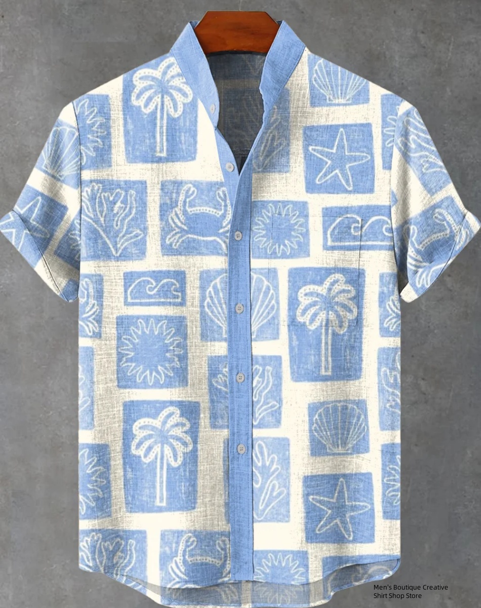 New Linen Men's 3D Ethnic Patt – Ethnic Fast Fashion recenzja i cena