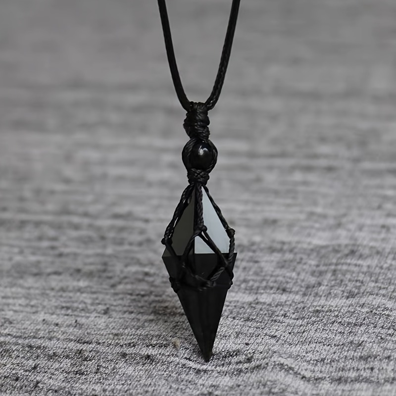 Black Obsidian Arrowhead Cryst – Fashion Ethnic Wear For Men recenzja i cena