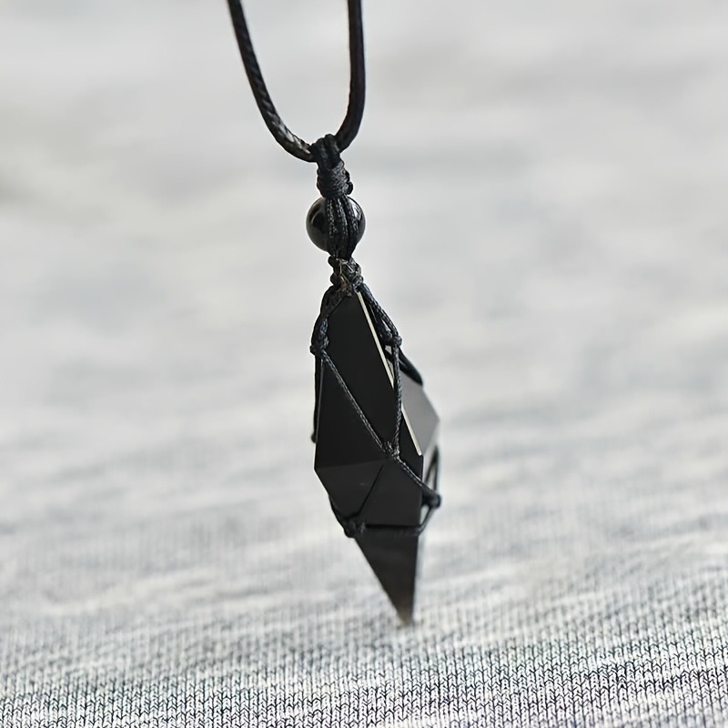 Black Obsidian Arrowhead Cryst – Fashion Ethnic Wear For Men recenzja i cena