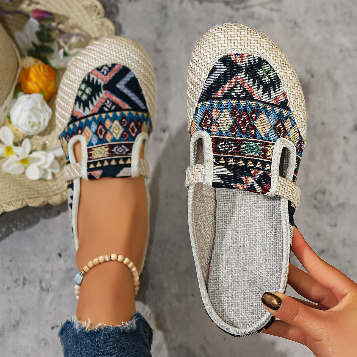 Women Ethnic Style Slippers Fa – Ethnic Fashion Walk recenzja i cena