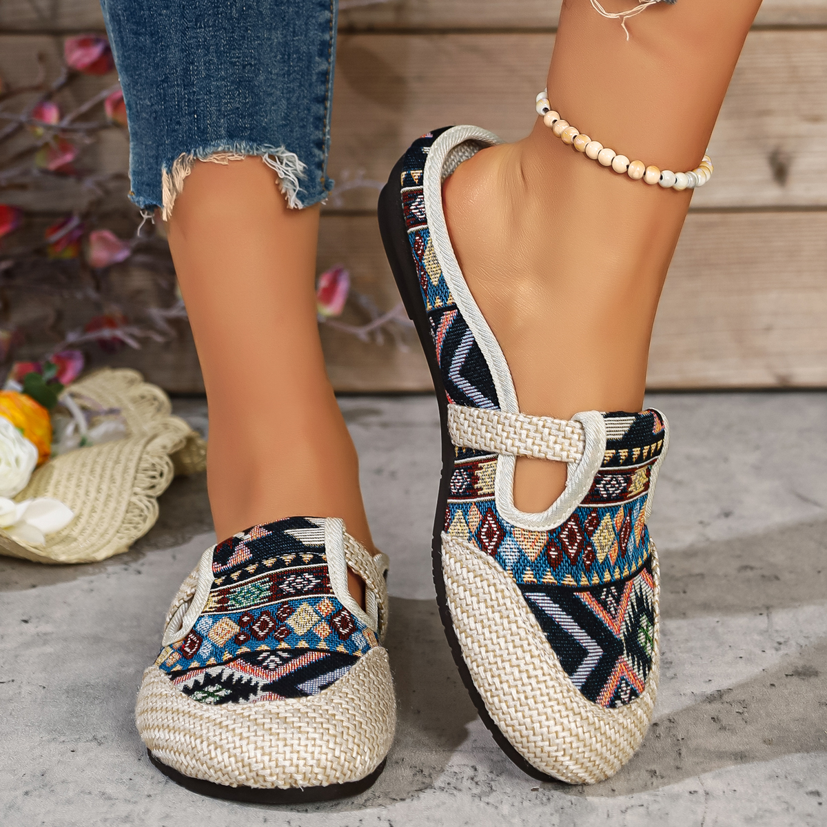 Women Ethnic Style Slippers Fa – Ethnic Fashion Walk recenzja i cena